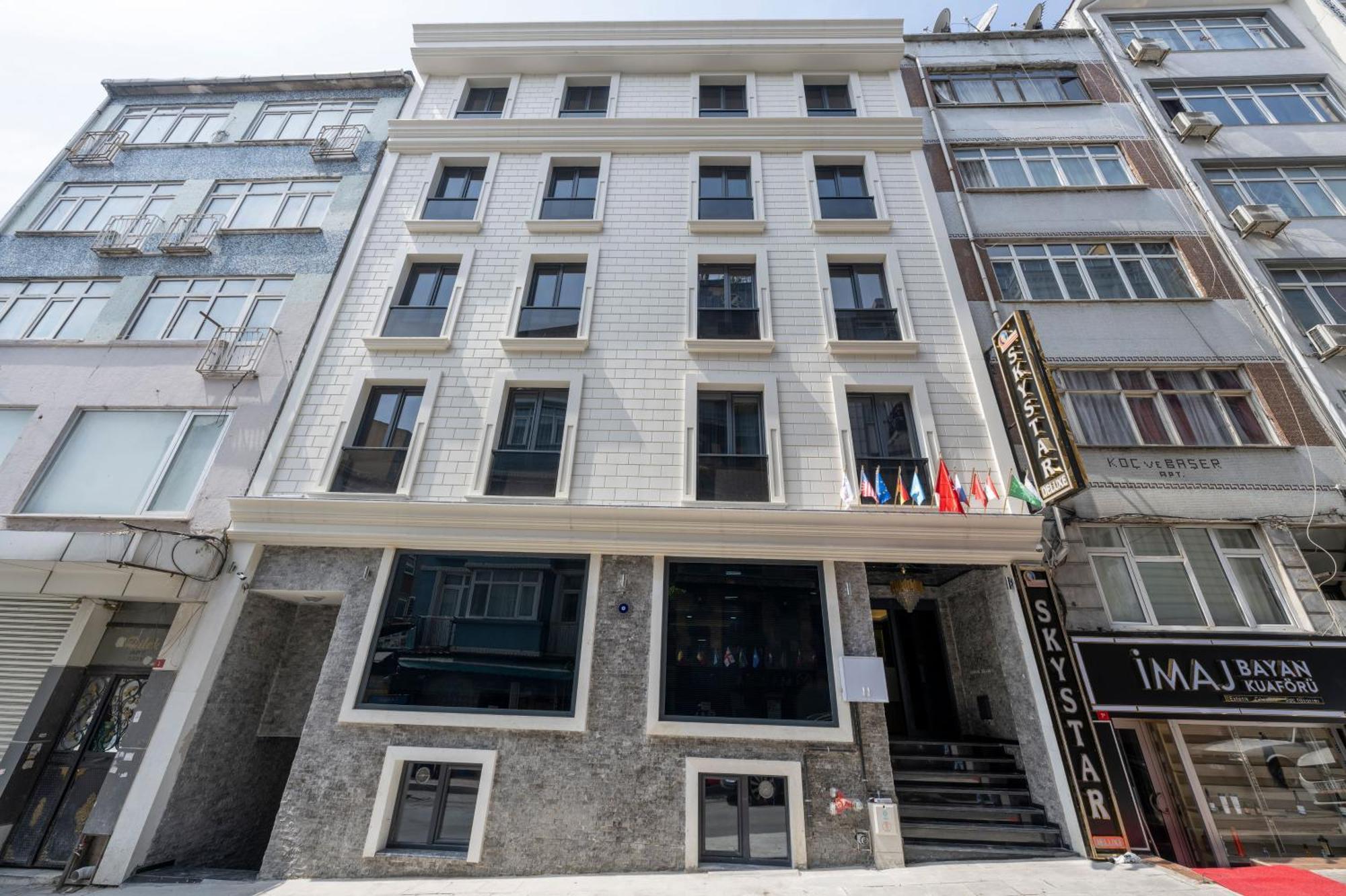 Skystar Deluxe Hotel Estambul Exterior foto
